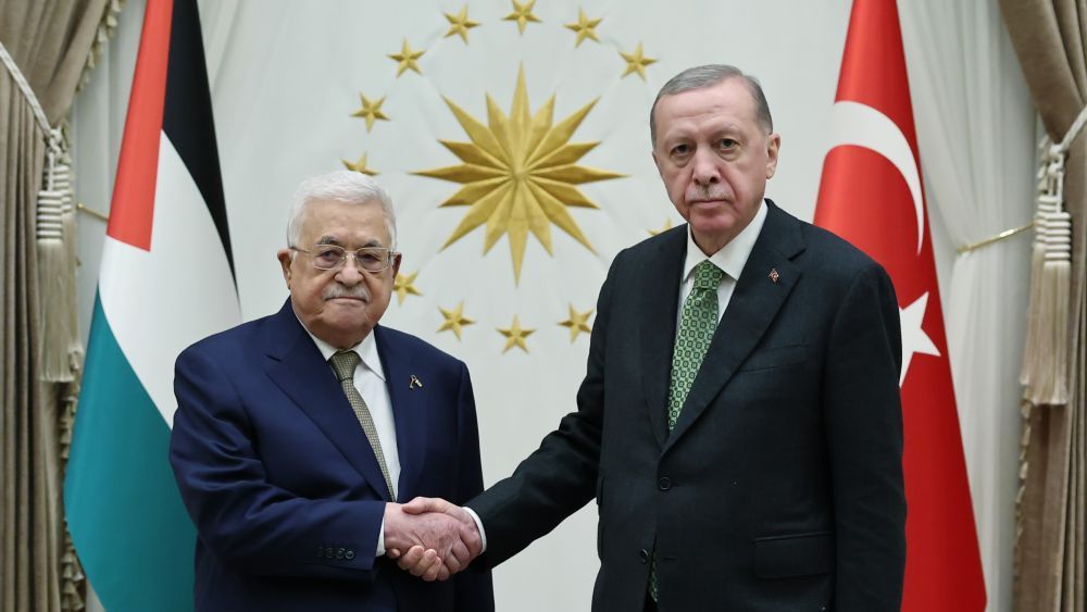 Cumhurbaşkanı Erdoğan Mahmud Abbas’ı kabul etti